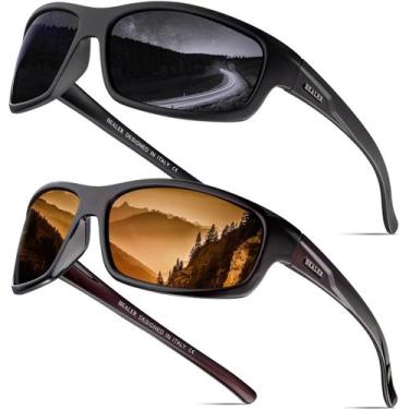 Imagem de Óculos de Sol Esportivos Polarizados BEALER para Homem com Proteção UV