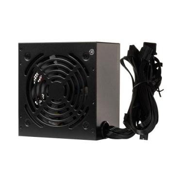 Imagem de Fonte Gamer Fortrek Aerocool Stealth VX-600, 600W, ATX, Bivolt, Preto 