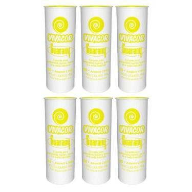 Imagem de Tinta Tecido Corante Roupas Vivacor Guarany 6U Amarelo Limão