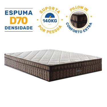 Imagem de Colchão de Espuma D70 Pillow In Ultra Dream D Angelis Casal 138cm