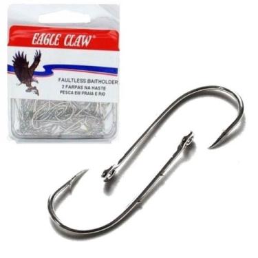 Imagem de Anzol Eagle Claw Dupla Farpa C/50un N6 Super Resistente