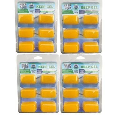 Imagem de Kit 4 Clarificante finalizador Keepclor pastilha em gel 180g