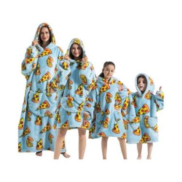 Imagem de Moletom Feminino Oversized Com Capuz De Sherpa, Quente E Aconchegante,