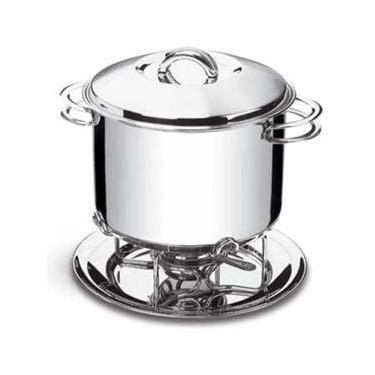 Imagem de Rechaud Redondo Tramontina Solar Inox - 24 cm - 6,1 L