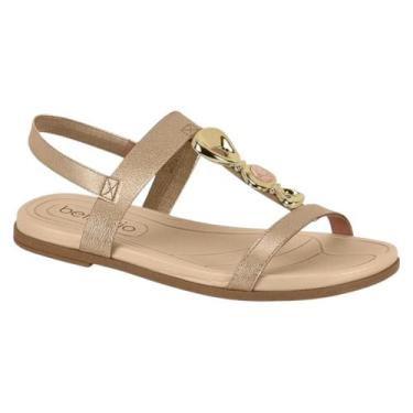 Imagem de Sandália Feminina Beira Rio Casual Pedraria Lançamento Original, 36, D