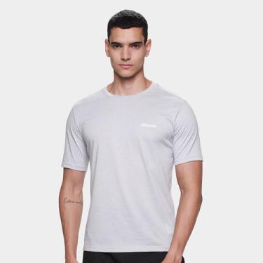Imagem de Camiseta Mizuno Basic Logo Masculina, Cinza claro, G