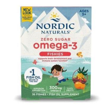 Imagem de Suplemento Nordic Naturals Nordic Omega-3 Fishies (36 Porções)-Unissex