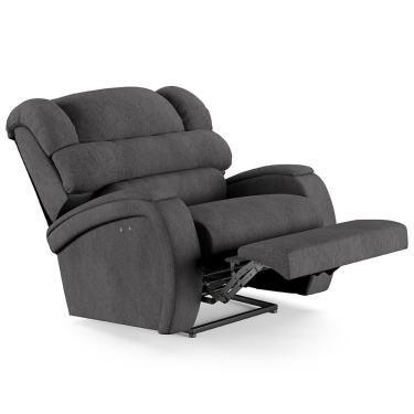 Imagem de Poltrona Do Papai Reclinável Kalie Power Touch Massagem Fh9 Linho Grafite - Mpozenato