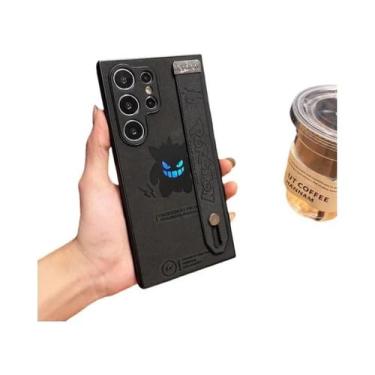 Imagem de Capa De Couro Gengar Com Alça De Pulso Para Samsung Galaxy Ultra Puls 