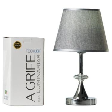 Imagem de Abajur De Tomada Cupula Abajur De Mesa E Cabeceira Abajour Cristal de 