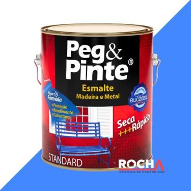Imagem de Tinta Esmalte Peg e Pinte para Ferro e Metal 900ml - Eucatex, Azul Mar