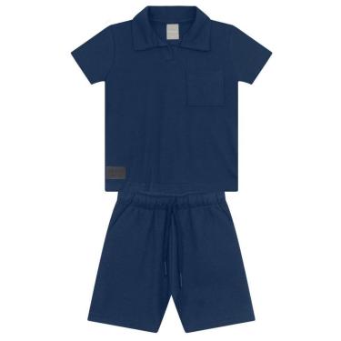 Imagem de Conjunto infantil menino com polo Mundi-Masculino