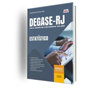 Imagem de Apostila Degase - Estatístico - Apostilas Opção