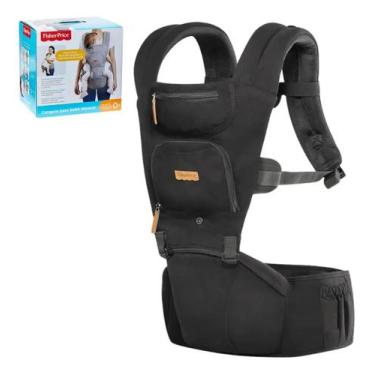 Imagem de Canguru Para Bebê Hipseat 0-15kgs Preto Fisher Price Bb310