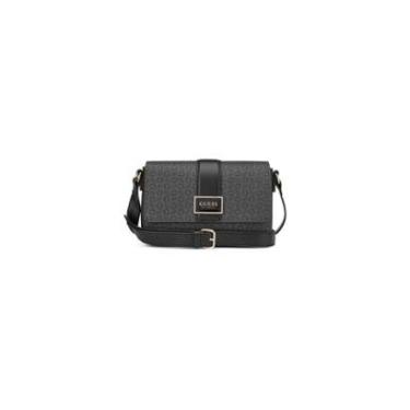 Imagem de Bolsa Isabella Flap Crossbody Cinza Escuro-Feminino