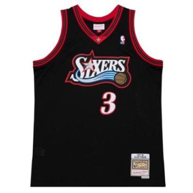 Imagem de Regata Mitchell & Ness Swingman Allen Iverson Philadelphia 76ers 1997-98 Jersey Masculi...