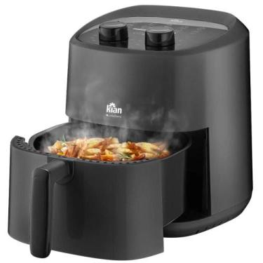 Imagem de Fritadeira Air Fryer Elétrica 3,5L Kian 1200W Turbo Air 360, 220V