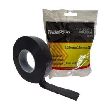 Imagem de Fita Isolante Auto Fusão 0,76mm x 19mm x 05m - Thompson - Isolamento E