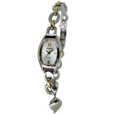 Imagem de Relógio Feminino Mini Prata e Dourado Elegante Casual - Magnum