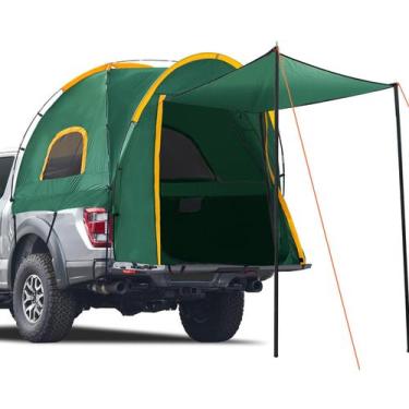 Imagem de Tenda de caminhão Qualencey Waterproof Pu5000mm Oxford para 5,5-6,3 pé