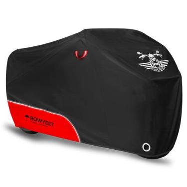Imagem de Capa para motocicleta ROWYEET 420D impermeável com refletivos 245 cm