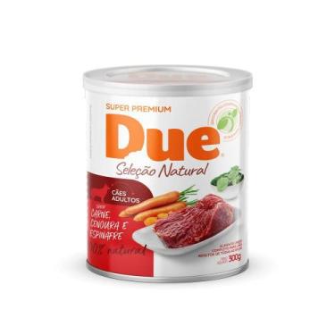 Imagem de Ração Úmida Natural Due Carne/Cenoura E Espinafre Cães 300Gr