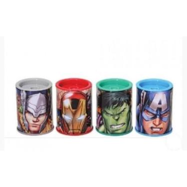 Imagem de Apontador Plástico Com Depósito Redondo Avengers Molim - MOLIN
