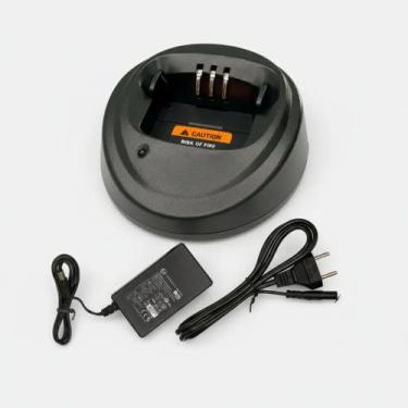 Imagem de Carregador Base + Fonte P/ Motorola Ep450 Ep450s Dep450 - Genérico