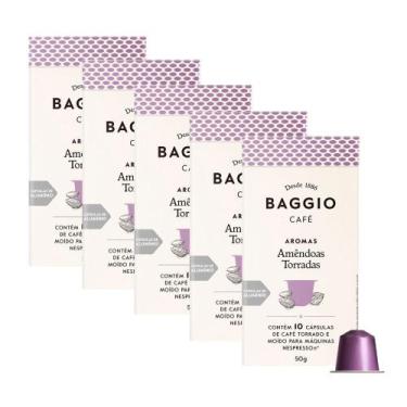 Imagem de 50 Cáps Compatíveis com Nespresso Baggio Amendoas Torradas - Baggio Ca