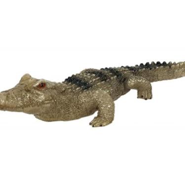 Imagem de Jacare De Resina Pequeno Enfeite De Jardim