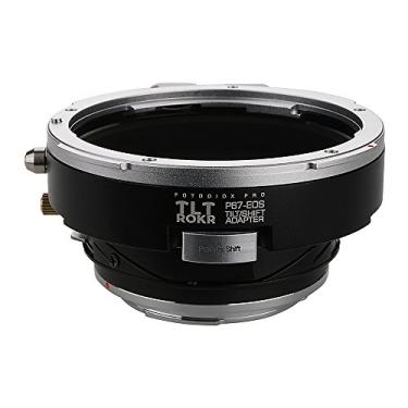 Imagem de Adaptador de montagem de lente de inclinação/deslocamento Fotodiox Pro TLT ROKR compatível com lentes Pentax 6x7 em câmeras Canon EOS EF e EF-S