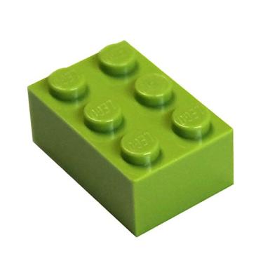 Imagem de LEGO Parts and Pieces: Lime (Bright Yellowish Green) 2x3 Brick x50