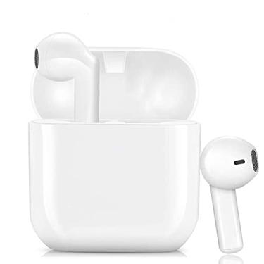 Imagem de Fones de ouvido Bluetooth, sem fio, graves profundos, estéreo, 24h, ciclo, de reprodução intra-auricular, sem fio, à prova de suor, fones de ouvido esportivos com microfone embutido