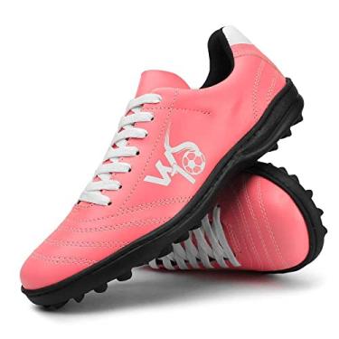 Imagem de Chuteira Society Campo Esporte Speed Unissex - Rosa - 37