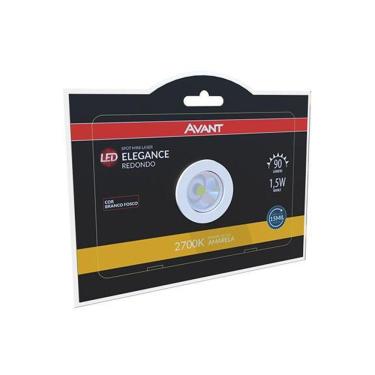 Imagem de Spot Led Mini Elegance Redondo Branco Fosco 2700K 1,5W Avant