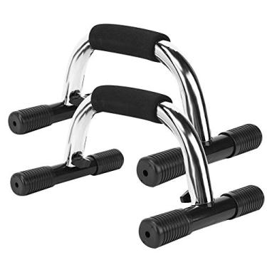 Imagem de Barras push up com alças antiderrapantes, equipamento de calistenia resistente para treino em casa - alças acolchoadas de espuma e ampla base de estabilidade, para homens, melhor treinamento de