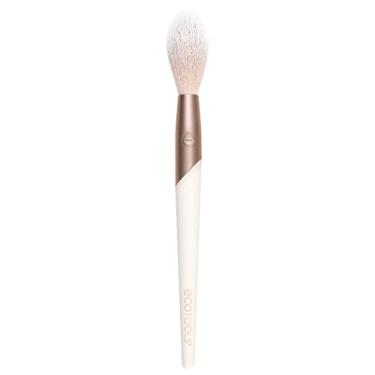 Imagem de EcoTools Pincel Luxe Soft Highlighter para maquiagem em pó, transparente, brilho luminoso, pincel de maquiagem de qualidade premium, ultramacio, cerdas sintéticas, pincel facial ecológico, livre de