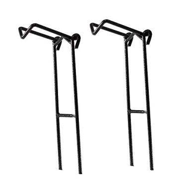 Imagem de Hiper Pesca Kit de Suporte para Vara de Pesca Dobrável Super Reforçado 50cm Preto