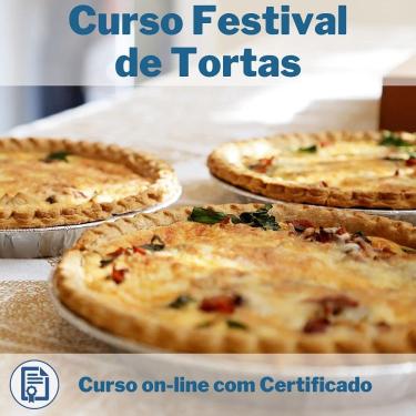 Imagem de Curso Online em videoaula Festival de Tortas com Certificado