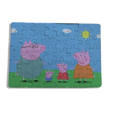 Meu Primeiro Quebra Cabeça Infantil Peppa Pig Peças Grandes - Nig