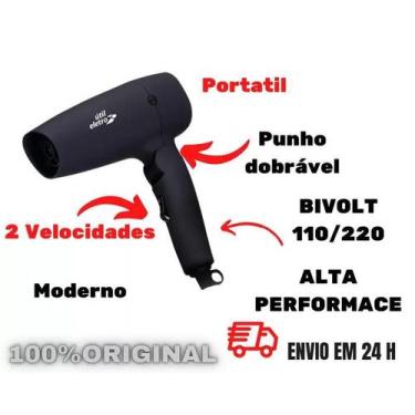 Secador De Cabelo Gama Marula Ceramic Ion 2000w - Bivolt Cor Marrom  110v/220v