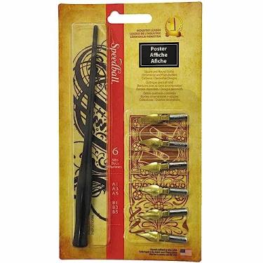 Imagem de Kit para Caligrafia Speedball, 11012963, 6 Penas