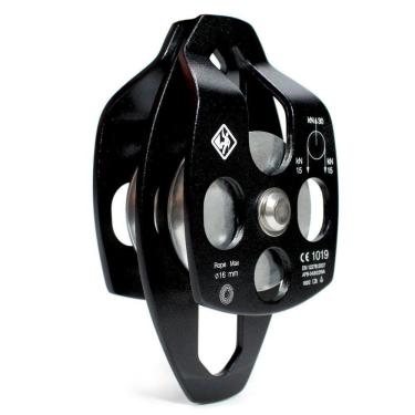 Imagem de Polia Dupla Oscilante Rolamentada Usclimb 30kn Ce Uiaa Para Corda Até 16mm