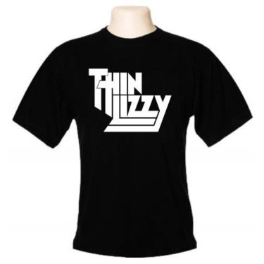 Imagem de Camiseta Thin Lizzy Camisa 100% Algodão - If Camisas