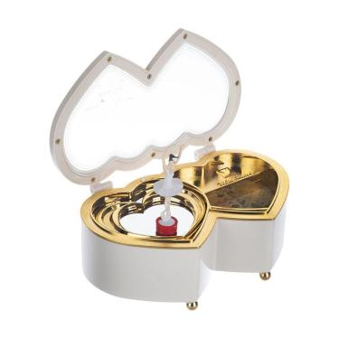 Imagem de Caixinha De Música Porta Jóias Coração Bailarina Dançarina