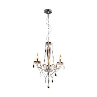 Imagem de Lustre Pendente Avant Baronesa 3xE14 Vidro Transparente