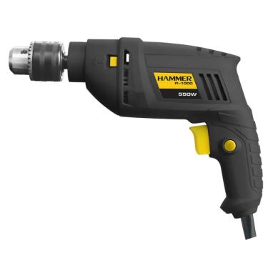 Imagem de Furadeira Impacto Hammer 550W Maleta Com Acessórios 10mm 3/8`` FI1000