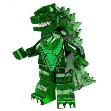 Imagem de Boneco Blocos De Montar Godzilla Green Emerald - Mega Block Toys