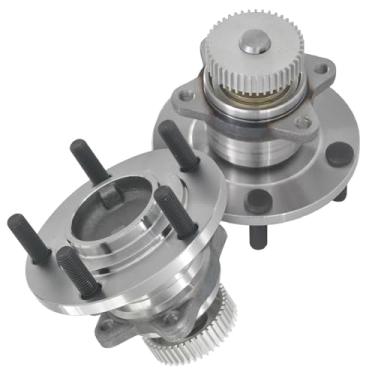 Imagem de BRTEC 512136 Pacote com 2 conjuntos de cubo de roda traseira e rolamento para Dodge Avenger 1995-00/Stratus 01-05, para Chrysler Sebring 96-05 para Mitsubishi Eclipse 95-04/Galant 96-05 Par