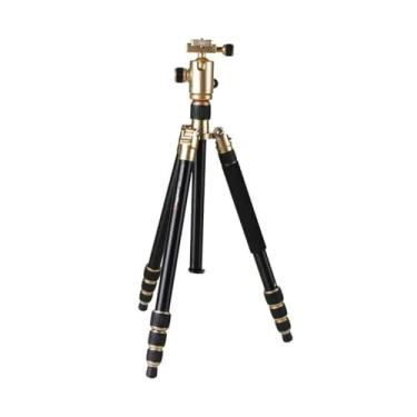 Imagem de Tripé/Monopé Kingjoy AC-288 com Cabeça Ball Head QF-1T Alumínio para até 10kg (Dourado)